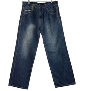 VTG Ecko Unltd. Baggy‎ Fit Men's Jeans 38x32 Y2K Hip Hop Skater Embroidered